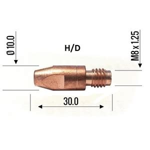 Binzel Contact Tip 1 2mm M8 Heavy Duty Heavy Duty Buy Online Khairati