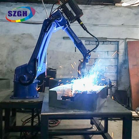 Industrial 6 Axis Educational Welder Robot Arm Tig Mig Mag Welding Machine Robot Arm China