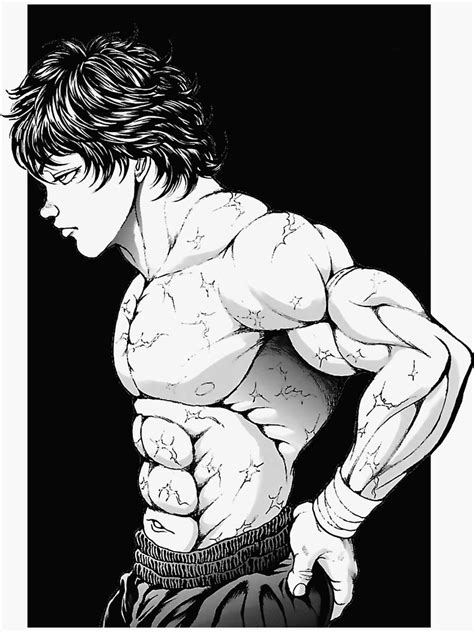 "Baki Hanma Aesthetic Physique" Sticker for Sale by DasaiArt | Redbubble