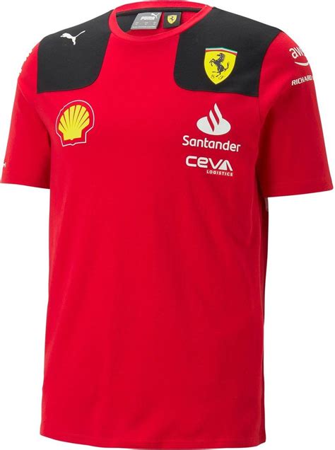 Scuderia Ferrari Team Mens Charles Leclerc Tee Red 3XL Bol T