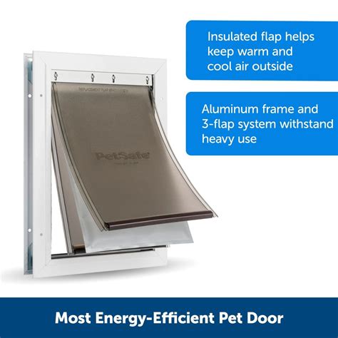 PetSafe - ZPA19-16853 Extreme Weather Aluminum Pet Door - Medium | Pet