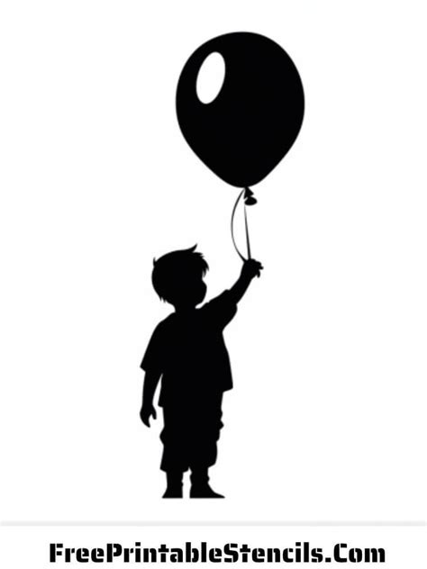 Free Printable Balloon Stencils And Silhouettes Free Printable Stencils