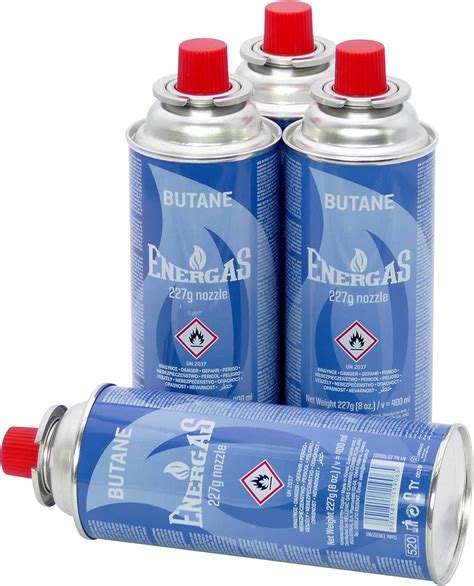 6 75 15 31 EUR Kg 227g Butane Gas Cartridges With Valve For Barbecue