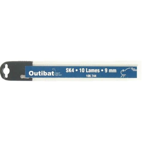 Lame De Cutter Outibat 9 Mm 10 Lames Leroy Merlin