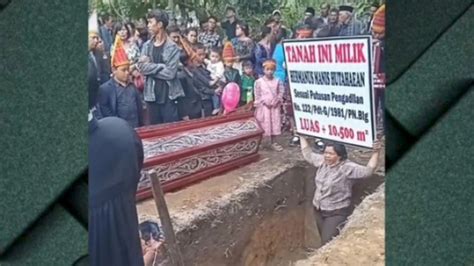 Viral Emak Emak Di Toba Tolak Jenazah Yang Mau Dikubur Ini Penjelasan