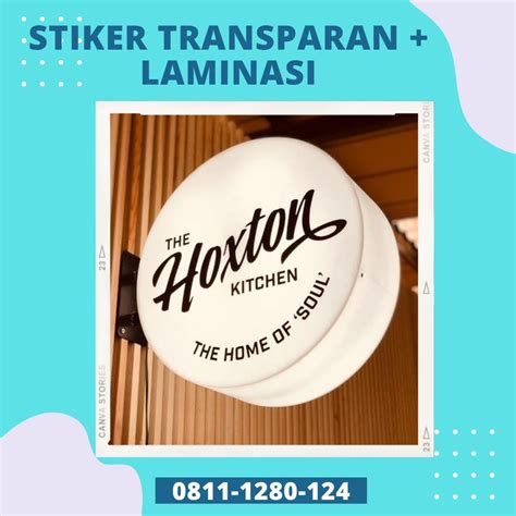 Jual Stiker Ritrama Transparan Plus Laminasi Untuk Neon Box Sticker