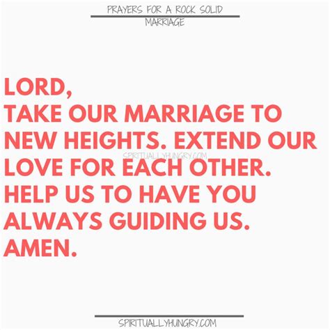 a quote that says lord, take our marriage to new heights extend our ...