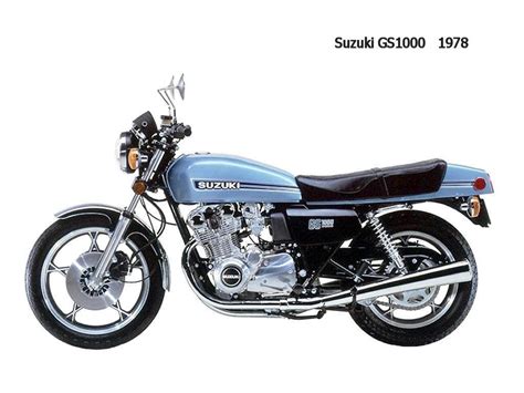 Suzuki Gs 1000 E 1980 Datos Técnicos Poder Par El Consumo De