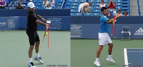 Forehand Bent Arm Double Bend Vs Straight Arm At The Point Of