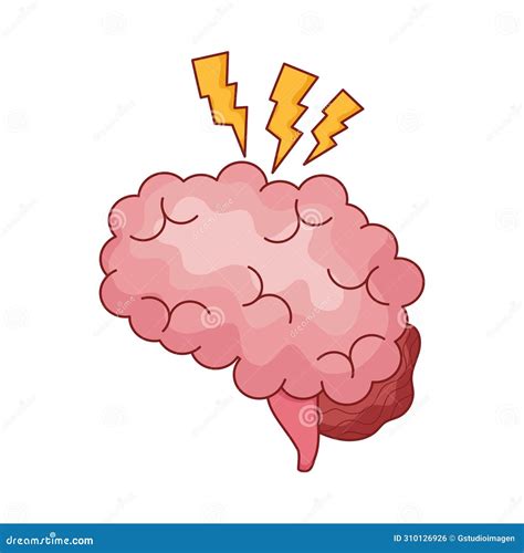 Parkinson Brain Disorder Isolated Stock Vector - Illustration of