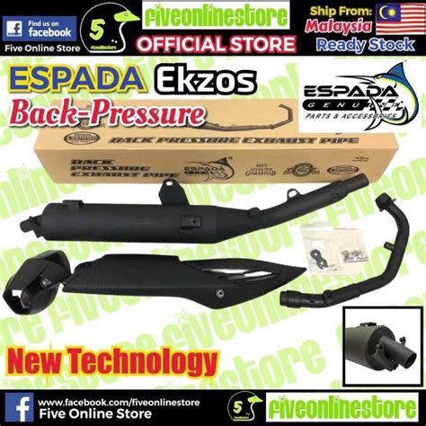 Espada Back Pressure Rs Mm Racing Exhaust Pipe Rs Cutting