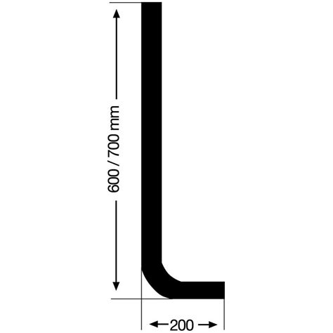 Spülrohr für Druckspüler gerade 28 x 700 mm kaufen bei OBI