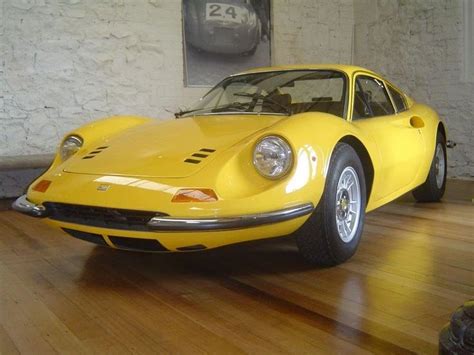 写真 The Yellow 1969 Ferrari Dino 246 Gt Ferrari Toy Car Sports Car