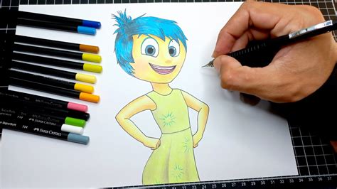 Como Desenhar A Alegria De Divertida Mente - como DESENHAR a ALEGRIA do FILME DIVERTIDA MENTE 2 - How to DRAW JOY ...