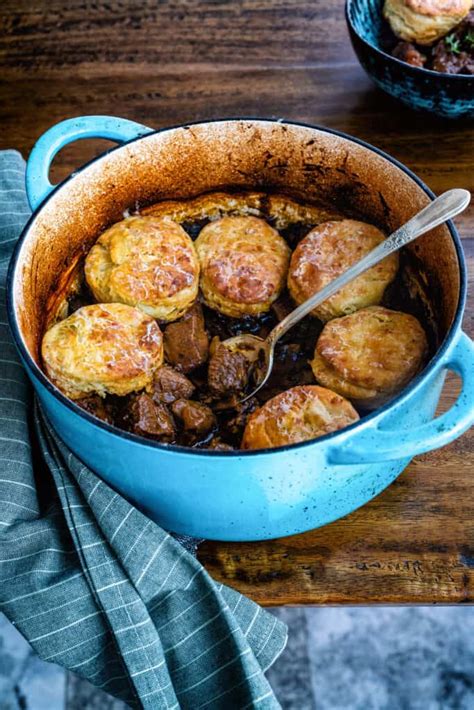 Hearty Beef Cobbler - Supergolden Bakes