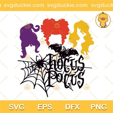 Hocus Pocus Cute Chibi Svg Halloween Hocus Pocus Svg