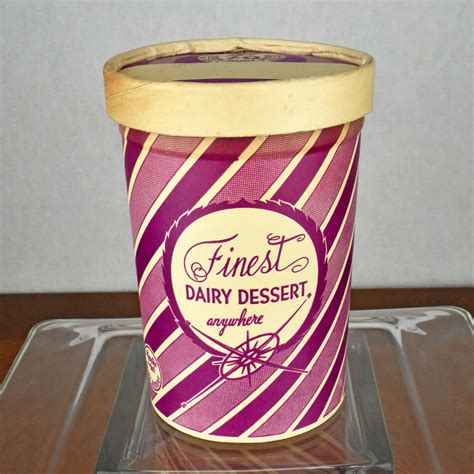 Vintage Hylo Frozen Dairy Dessert Ice Cream Quart Container Nestyle Sealright Co Ebay