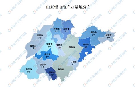 2023年山东锂电池产业分布情况：枣庄产业基地最多（图） 中商情报网