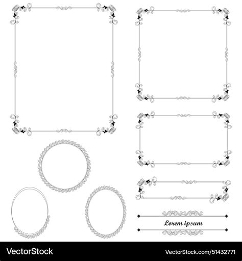 Floral frame Royalty Free Vector Image - VectorStock