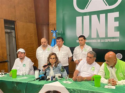 Sandra Torres El Tse Debe Oficializar A Los Dos Partidos Que Van En