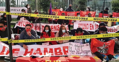 Uni N Nacional De Educadores En Huelga De Hambre Opci N S