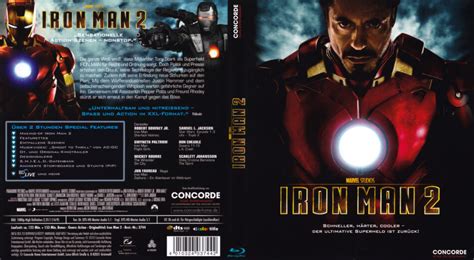 Iron Man 2 Blu-Ray DVD Cover (2010) german