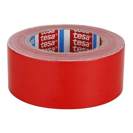 TESA 04688R Standard Polyethylene Coated Cloth Tape Red Mister Worker