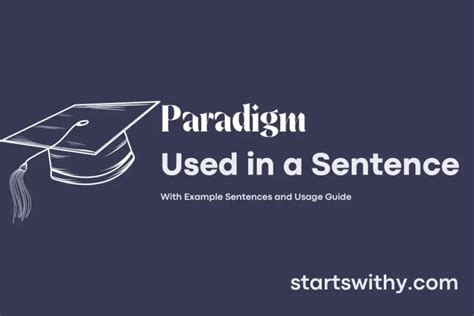 paradigm   sentence examples  ways   paradigm