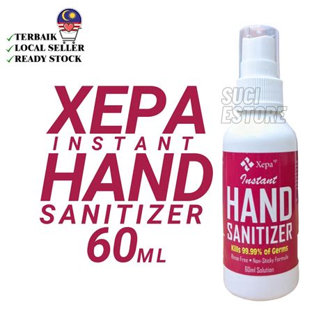 Xepa Instant Hand Sanitizer Gel 60ml Shopee Malaysia