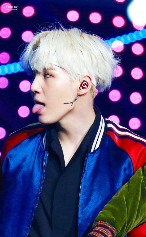 Sugas Tongue Technology Min Yoongi Min Suga Yoongi