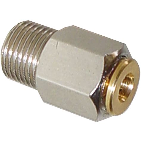 HIGH PRESSURE MALE STUD 4MM TO R1 8 Mourne Hydraulics