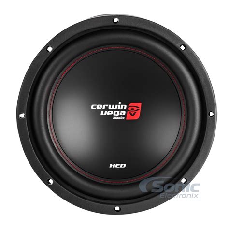 Cerwin Vega Xed V Xed Series Single Ohm Car Subwoofer