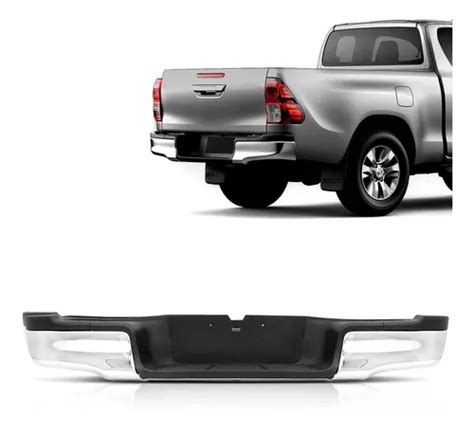 Parachoque Traseiro Hilux 2016 2017 2018 Cromado