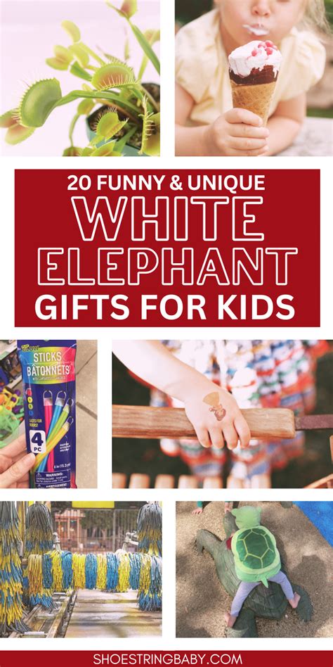 20 Fun & Unique White Elephant Gifts for Kids & Families | Shoestring Baby