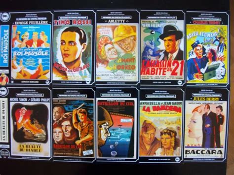 MÉMOIRE DU CINÉMA Français René Chateau Lot De 96 Jaquettes Vhs