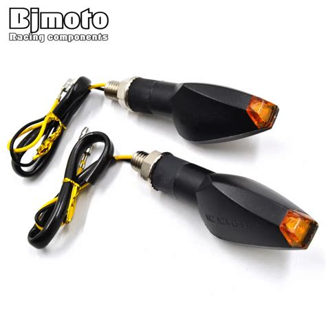 Bjmoto Pair Universal Motorcycle Super Bright Led Turn Signal Lights