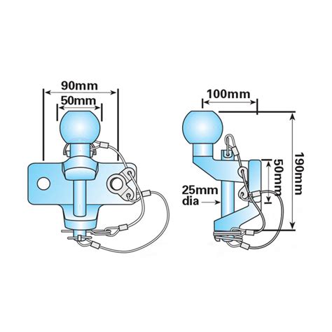 50mm Ball And Pin Trailer Tow Hitch 50mm Ball And Pin Trailer Tow Hitch