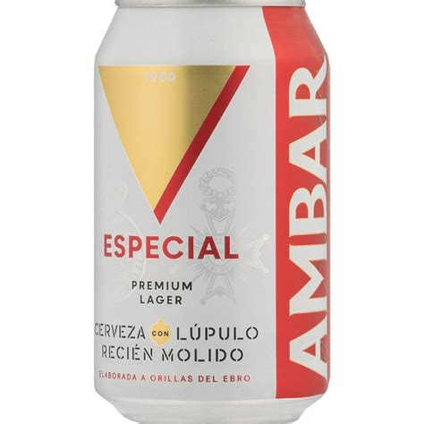 Cerveza Rubia Especial Tipo Lager Lata Cl Ambar Supermercado El