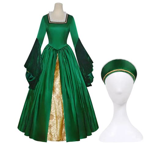 Mary Princess Cosplay Mary Boleyn Green Dress The Tudors Costume