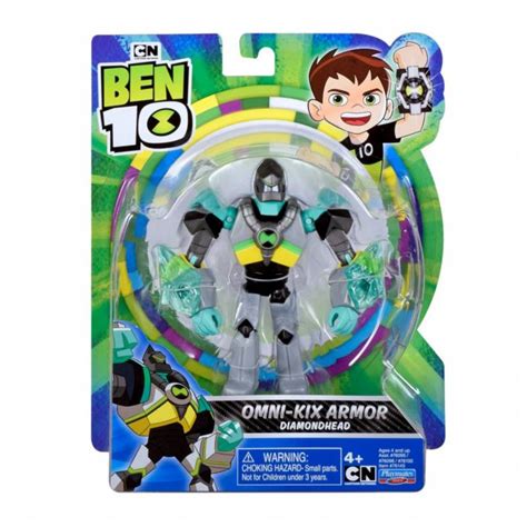 Ben 10 Figura Omni Kix Armor Diamond Head Ben 10