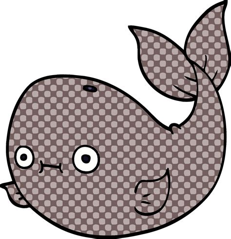 Caricatura Garabato Ballena Vector En Vecteezy