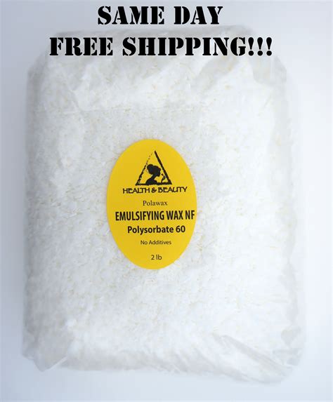 Emulsifying Wax Nf Polysorbate 60 Pure Polawax 32 Oz 2 Lb