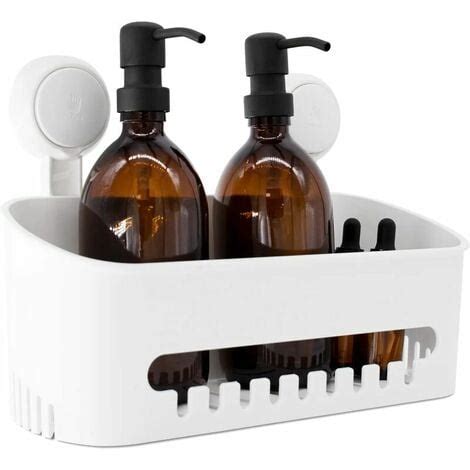 Etagère de Douche Ventouse Serviteur de Douche Sans Perçage Ventouse