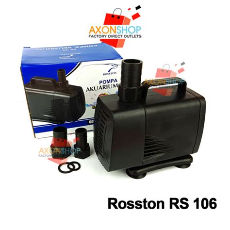 Pompa Air Aquarium Rosston Rs Hidroponik Rs Celup Kolam Pump