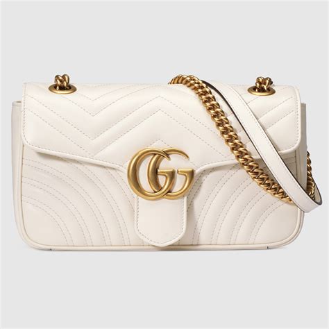 Sac Paule Petite Taille Motif Gg Marmont Matelass En Cuir