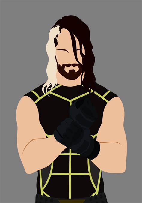 Seth Rollins Vector By Blackdragonkokoryu On Deviantart