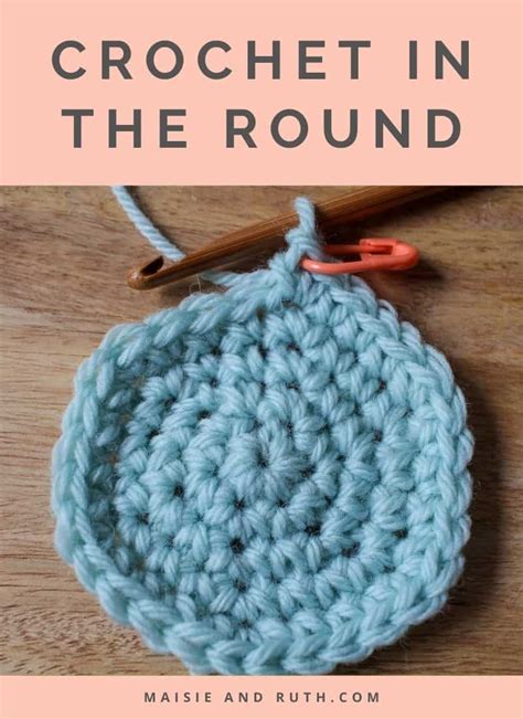 How To Crochet In The Round Magic Circle Chain Ring Maisie And Ruth