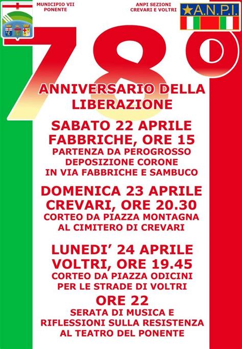 Anniversario Della Liberazione Aprile Eventi A Fabbriche