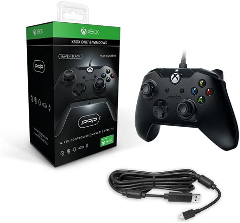 Kontroler Pad Przewodowy PDP Raven Black Xbox One Czarny Gamefinity Pl