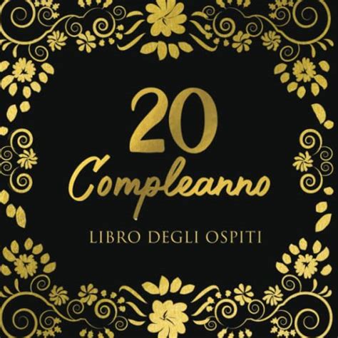 Libro Degli Ospiti 20 Anni Idea Regalo Decorazioni E Accessori Per La